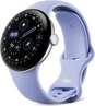 Google pikseli Watch 4 (Wi-Fi) 41mm Polished Silver z paskiem sportowym Iris