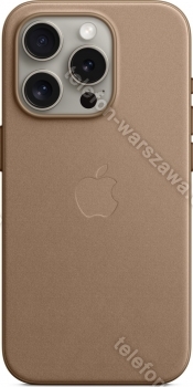 Apple Feingewebe etui z MagSafe do iPhone 15 Pro Taupe