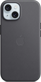 Apple Feingewebe etui z MagSafe do iPhone 15 czarny