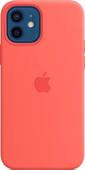 Apple Silikonowe etui z MagSafe do iPhone'a 12 / 12 Pro różowy cytrus