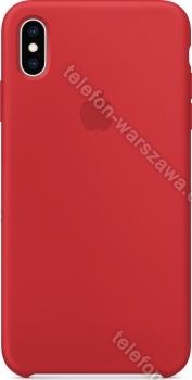 Apple Silikonowe etui do iPhone'a XS Max czerwone