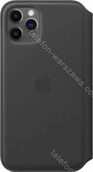 Apple Skórzane etui folio do iPhone'a 11 Pro czarne