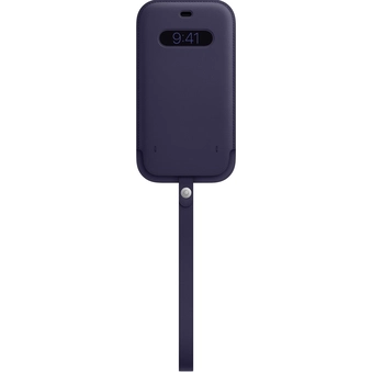 Apple Skórzany futerał z MagSafe do iPhone'a 12 Pro Max ciemny fiolet
