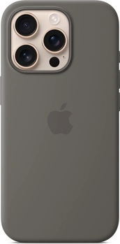 Apple futerał silikonowy z MagSafe do iPhone 16 Pro szarz kamienny