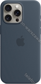 Apple futerał silikonowy z MagSafe do iPhone 15 Pro Max sturmblau