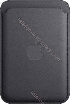 Apple iPhone Feingewebe Wallet z MagSafe czarny