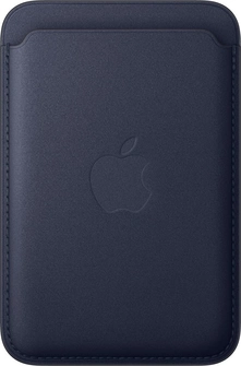 Apple iPhone Feingewebe Wallet z MagSafe navy