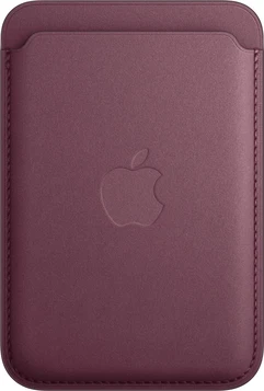 Apple iPhone Feingewebe Wallet z MagSafe mulberry
