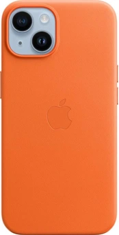 Apple skórzane etui z MagSafe do iPhone 14 pomarańczowy