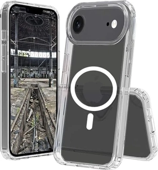 JT Berlin Pankow Clear etui MagSafe do Apple iPhone Air przeźroczysty