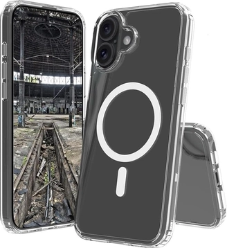 JT Berlin Pankow Clear etui MagSafe do Apple iPhone 16 przeźroczysty
