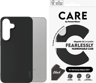 PanzerGlass Care Fashionable etui Magnetic Qi do Samsung Galaxy S25+ czarny