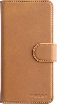 Pedea Book Cover prawdziwa skóra Premium do Apple iPhone 11 brązowy