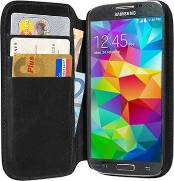 Pedea Book Cover prawdziwa skóra do Samsung Galaxy S5 czarny