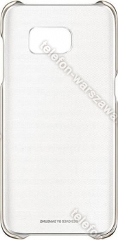 Samsung Clear Cover do Galaxy S7 Edge złoty