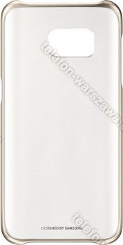 Samsung Clear Cover do Galaxy S7 złoty