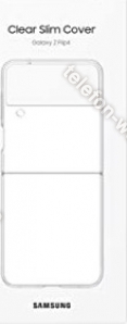 Samsung Clear Slim Cover do Galaxy Z Flip 4 przeźroczysty