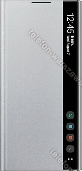 Samsung Clear View Cover do Galaxy Note 10 srebrny