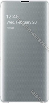 Samsung Clear View Cover do Galaxy S10+ biały