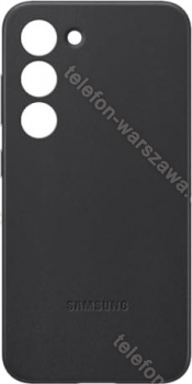 Samsung Leather etui do Galaxy S23+ czarny