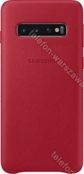 Samsung Leather Cover do Galaxy S10 czerwony