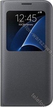 Samsung S-View Cover do Galaxy S7 Edge czarny