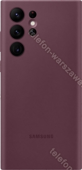 Samsung Silicone Cover do Galaxy S22 Ultra Burgundy
