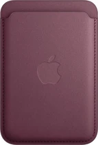 Apple iPhone Feingewebe Wallet z MagSafe mulberry