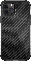 Black Rock wytrzymały etui Real carbon do Apple iPhone 12/12 Pro czarny