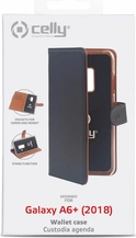 Celly Wally do Samsung Galaxy A6+ (2018) czarny