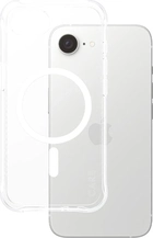 PanzerGlass Care Fashionable etui Samba Magnetic Qi do Apple iPhone 16e przeźroczysty/biały