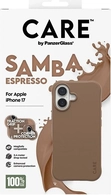 PanzerGlass Care Fashionable etui Samba espresso w. MagSafe do Apple iPhone 17