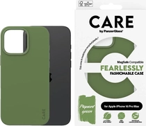 PanzerGlass Care Fashionable etui MagSafe do Apple iPhone 16 Pro Max Piquant Green