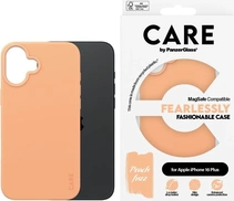 PanzerGlass Care Fashionable etui MagSafe do Apple iPhone 16 Plus Peach Fuzz