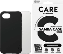PanzerGlass Care Fashionable etui Samba Magnetic Qi do Apple iPhone 16e czarny