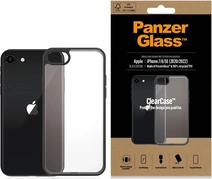 PanzerGlass Clear etui Black Edition do Apple iPhone 7/8/SE (2020) czarny/przeźroczysty