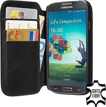 Pedea torba z pradziwej skóry do Samsung Galaxy S4 mini czarny