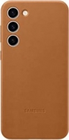 Samsung Leather etui do Galaxy S23+ Camel