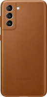 Samsung Leather Cover do Galaxy S21+ brązowy