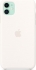 Apple Silikonowe etui do iPhone'a 11 białe