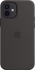 Apple Silikonowe etui z MagSafe do iPhone'a 12 / 12 Pro czarne