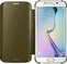 Samsung Clear View Cover do Galaxy S6 Edge złoty