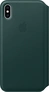 Apple Skórzane etui folio do iPhone'a XS Max leśna zieleń