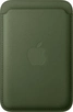 Apple iPhone Feingewebe Wallet z MagSafe ciemny zielony