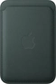 Apple iPhone Feingewebe Wallet z MagSafe ciemnozielony