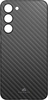 Black Rock Ultra Thin Iced etui Flex carbon do Samsung Galaxy S23+ czarny