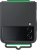 Samsung Silicone Cover with smycz do Galaxy Z Flip 4 czarny