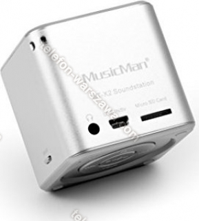 Technaxx mini MusicMan Wireless Soundstation BT-X2 srebrny