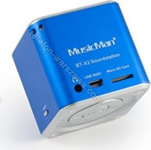 Technaxx mini MusicMan Wireless Soundstation BT-X2 niebieski