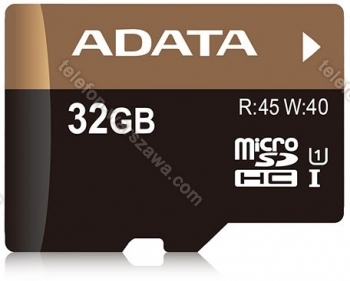 ADATA Premier Pro R45/W40 microSDHC 32GB Kit, UHS-I U1, Class 10